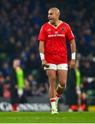 25 November 2023; Simon Zebo of Munster during the United Rugby Championship match between Leinster and Munster at the Aviva Stadium in Dublin. Photo by Tyler Miller/Sportsfile