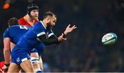 25 November 2023; Jamison Gibson-Park of Leinster during the United Rugby Championship match between Leinster and Munster at the Aviva Stadium in Dublin. Photo by Tyler Miller/Sportsfile