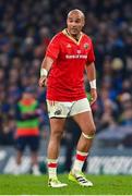 25 November 2023; Simon Zebo of Munster during the United Rugby Championship match between Leinster and Munster at the Aviva Stadium in Dublin. Photo by Tyler Miller/Sportsfile