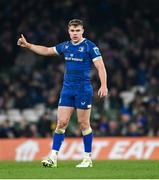 25 November 2023; Garry Ringrose of Leinster during the United Rugby Championship match between Leinster and Munster at the Aviva Stadium in Dublin. Photo by Sam Barnes/Sportsfile