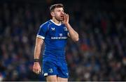 25 November 2023; Hugo Keenan of Leinster during the United Rugby Championship match between Leinster and Munster at the Aviva Stadium in Dublin. Photo by Sam Barnes/Sportsfile