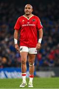 25 November 2023; Simon Zebo of Munster during the United Rugby Championship match between Leinster and Munster at the Aviva Stadium in Dublin. Photo by Harry Murphy/Sportsfile