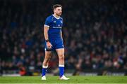 25 November 2023; Hugo Keenan of Leinster during the United Rugby Championship match between Leinster and Munster at the Aviva Stadium in Dublin. Photo by Harry Murphy/Sportsfile