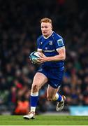 25 November 2023; Ciarán Frawley of Leinster during the United Rugby Championship match between Leinster and Munster at the Aviva Stadium in Dublin. Photo by Harry Murphy/Sportsfile