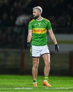 25 November 2023; Ryan Dougan of Glen during the AIB Ulster GAA Football Senior Club Championship semi-final match between Glen, Derry, and Naomh Conaill, Donegal, at Healy Park in Omagh, Tyrone. Photo by Ben McShane/Sportsfile