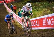 26 November 2023; Dean Harvey of Ireland during the Mens Under-23 race during Round 5 of the UCI Cyclocross World Cup at the Sport Ireland Campus in Dublin. Photo by David Fitzgerald/Sportsfile