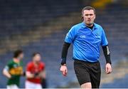 26 November 2023; Referee John Ryan during the AIB Munster GAA Football Senior Club Championship semi-final match between Dingle, Kerry, and Clonmel Commercials, Tipperary, at FBD Semple Stadium in Thurles, Tipperary. Photo by Piaras Ó Mídheach/Sportsfile