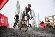 26 November 2023; Joran Wyseure of Belgium during the Elite Mens race during Round 5 of the UCI Cyclocross World Cup at the Sport Ireland Campus in Dublin. Photo by David Fitzgerald/Sportsfile