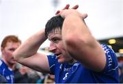 26 November 2023; Darren Hughes of Scotstown celebrates after the AIB Ulster GAA Football Senior Club Championship semi-final match between Scotstown, Monaghan, and Trillick, Tyrone, at BOX-IT Athletic Grounds in Armagh. Photo by Ramsey Cardy/Sportsfile