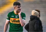 26 November 2023; Michael Quinlivan of Clonmel Commercials after his side's defeat in the AIB Munster GAA Football Senior Club Championship semi-final match between Dingle, Kerry, and Clonmel Commercials, Tipperary, at FBD Semple Stadium in Thurles, Tipperary. Photo by Piaras Ó Mídheach/Sportsfile