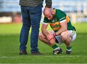 26 November 2023; Jamie Peters of Clonmel Commercials after his side's defeat in the AIB Munster GAA Football Senior Club Championship semi-final match between Dingle, Kerry, and Clonmel Commercials, Tipperary, at FBD Semple Stadium in Thurles, Tipperary. Photo by Piaras Ó Mídheach/Sportsfile