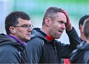 26 November 2023; Dingle manager Pádraig Corcoran during the AIB Munster GAA Football Senior Club Championship semi-final match between Dingle, Kerry, and Clonmel Commercials, Tipperary, at FBD Semple Stadium in Thurles, Tipperary. Photo by Piaras Ó Mídheach/Sportsfile