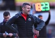 26 November 2023; Dingle manager Pádraig Corcoran during the AIB Munster GAA Football Senior Club Championship semi-final match between Dingle, Kerry, and Clonmel Commercials, Tipperary, at FBD Semple Stadium in Thurles, Tipperary. Photo by Piaras Ó Mídheach/Sportsfile