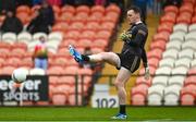 26 November 2023; Scotstown goalkeeper Rory Beggan during the AIB Ulster GAA Football Senior Club Championship semi-final match between Scotstown, Monaghan, and Trillick, Tyrone, at BOX-IT Athletic Grounds in Armagh. Photo by Ramsey Cardy/Sportsfile