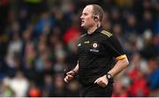 26 November 2023; Referee Kevin Faloon during the AIB Ulster GAA Football Senior Club Championship semi-final match between Scotstown, Monaghan, and Trillick, Tyrone, at BOX-IT Athletic Grounds in Armagh. Photo by Ramsey Cardy/Sportsfile