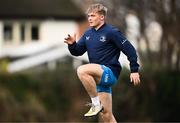 27 November 2023; Fintan Gunne during a Leinster Rugby squad training at UCD in Dublin. Photo by Harry Murphy/Sportsfile