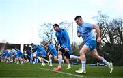 27 November 2023; Dan Sheehan, right, during a Leinster Rugby squad training at UCD in Dublin. Photo by Harry Murphy/Sportsfile