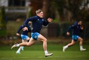 27 November 2023; Fintan Gunne during a Leinster Rugby squad training at UCD in Dublin. Photo by Harry Murphy/Sportsfile