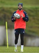 28 November 2023; Conor Murray during Munster rugby squad training at University of Limerick in Limerick. Photo by Sam Barnes/Sportsfile