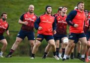 28 November 2023; Jeremy Loughman, centre, during Munster rugby squad training at University of Limerick in Limerick. Photo by Sam Barnes/Sportsfile