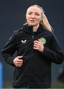 28 November 2023; Louise Quinn during a Republic of Ireland women training session at the FAI National Training Centre in Abbotstown, Dublin. Photo by Stephen McCarthy/Sportsfile