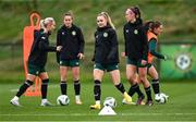 28 November 2023; Izzy Atkinson during a Republic of Ireland women training session at the FAI National Training Centre in Abbotstown, Dublin. Photo by Stephen McCarthy/Sportsfile