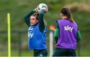 28 November 2023; Chloe Mustaki during a Republic of Ireland women training session at the FAI National Training Centre in Abbotstown, Dublin. Photo by Stephen McCarthy/Sportsfile