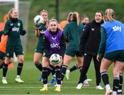 28 November 2023; Izzy Atkinson during a Republic of Ireland women training session at the FAI National Training Centre in Abbotstown, Dublin. Photo by Stephen McCarthy/Sportsfile