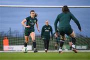 28 November 2023; Ellen Dolan during a Republic of Ireland women training session at the FAI National Training Centre in Abbotstown, Dublin. Photo by Stephen McCarthy/Sportsfile