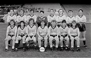 8 October 1989; The Dublin squad pose for a photograph before the All-Ireland Ladies Football Junior Championship Final match betwen Dublin and Clare at Croke Park in Dublin. Photo by Ray McManus/Sportsfile