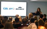 30 November 2023; Movember partners with the GAA and the GPA to launch the ‘Movember Ahead of the Game’ campaign at Croke Park in Dublin. In attendance is Ireland Country Manager of Movember Sarah Oulette. Photo by David Fitzgerald/Sportsfile