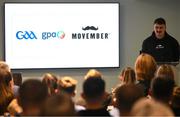 30 November 2023; Movember partners with the GAA and the GPA to launch the ‘Movember Ahead of the Game’ campaign at Croke Park in Dublin. In attendance is Ahead of the Game facilitator Domhnall Nugent. Photo by David Fitzgerald/Sportsfile
