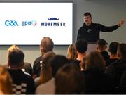 30 November 2023; Movember partners with the GAA and the GPA to launch the ‘Movember Ahead of the Game’ campaign at Croke Park in Dublin. In attendance is Ahead of the Game facilitator Domhnall Nugent. Photo by David Fitzgerald/Sportsfile