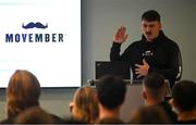 30 November 2023; Movember partners with the GAA and the GPA to launch the ‘Movember Ahead of the Game’ campaign at Croke Park in Dublin. In attendance is Ahead of the Game facilitator Domhnall Nugent. Photo by David Fitzgerald/Sportsfile