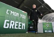 30 November 2023; Interim head coach Eileen Gleeson during a Republic of Ireland women training session at Tallaght Stadium in Dublin. Photo by Stephen McCarthy/Sportsfile