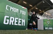 30 November 2023; Megan Connolly during a Republic of Ireland women training session at Tallaght Stadium in Dublin. Photo by Stephen McCarthy/Sportsfile