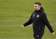 30 November 2023; Interim goalkeeping coach Richie Fitzgibbon during a Republic of Ireland women training session at Tallaght Stadium in Dublin. Photo by Stephen McCarthy/Sportsfile