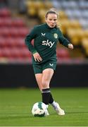 30 November 2023; Freya Healy during a Republic of Ireland women training session at Tallaght Stadium in Dublin. Photo by Stephen McCarthy/Sportsfile