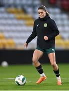 30 November 2023; Jamie Finn during a Republic of Ireland women training session at Tallaght Stadium in Dublin. Photo by Stephen McCarthy/Sportsfile
