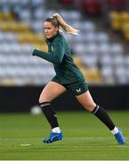 30 November 2023; Jessie Stapleton during a Republic of Ireland women training session at Tallaght Stadium in Dublin. Photo by Stephen McCarthy/Sportsfile