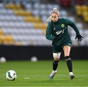 30 November 2023; Lily Agg during a Republic of Ireland women training session at Tallaght Stadium in Dublin. Photo by Stephen McCarthy/Sportsfile