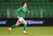 1 December 2023; Lucy Quinn of Republic of Ireland comes onto the pitch as a substitute during the UEFA Women's Nations League B match between Republic of Ireland and Hungary at Tallaght Stadium in Dublin. Photo by Seb Daly/Sportsfile