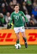 1 December 2023; Sinead Farrelly of Republic of Ireland during the UEFA Women's Nations League B match between Republic of Ireland and Hungary at Tallaght Stadium in Dublin. Photo by Ben McShane/Sportsfile