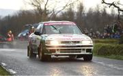 2 December 2023; Alan Ring and Adrian Deasy in their Subaru Legacy RS during the Killarney Towers Hotel Killarney Historic Rally in Killarney, Kerry. Photo by Philip Fitzpatrick/Sportsfile