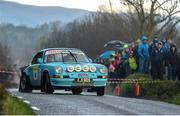 2 December 2023; Trevor Wilson and Paul Mulholland in their Porsche 911 during the Killarney Towers Hotel Killarney Historic Rally in Killarney, Kerry. Photo by Philip Fitzpatrick/Sportsfile