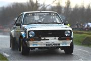 2 December 2023; Tomas Davies and Eurig Davies in their Ford Escort RS1800 Mk2 during the Killarney Towers Hotel Killarney Historic Rally in Killarney, Kerry. Photo by Philip Fitzpatrick/Sportsfile
