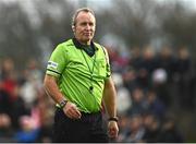 2 December 2023; Referee Ciaran Groome during the Currentaccount.ie All-Ireland Ladies Junior Club Championship semi-final match between O’Donovan Rossa of Cork and Gusserane of Wexford at O’Donovan Rossa GAA, Cork. Photo by Eóin Noonan/Sportsfile
