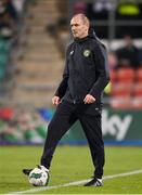 1 December 2023; Republic of Ireland interim assistant coach Colin Healy before the UEFA Women's Nations League B match between Republic of Ireland and Hungary at Tallaght Stadium in Dublin. Photo by Seb Daly/Sportsfile