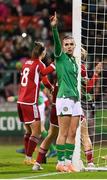 1 December 2023; Jamie Finn of Republic of Ireland during the UEFA Women's Nations League B match between Republic of Ireland and Hungary at Tallaght Stadium in Dublin. Photo by Seb Daly/Sportsfile