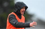 2 December 2023; O'Donovan Rossa manager James O'Donovan during the Currentaccount.ie All-Ireland Ladies Junior Club Championship semi-final match between O’Donovan Rossa of Cork and Gusserane of Wexford at O’Donovan Rossa GAA, Cork. Photo by Eóin Noonan/Sportsfile